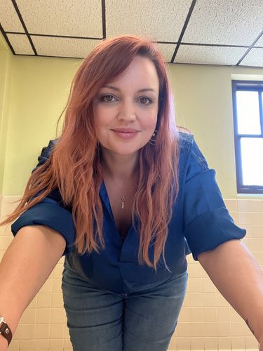 Customer photo review of Gorgeous Satin Blouse