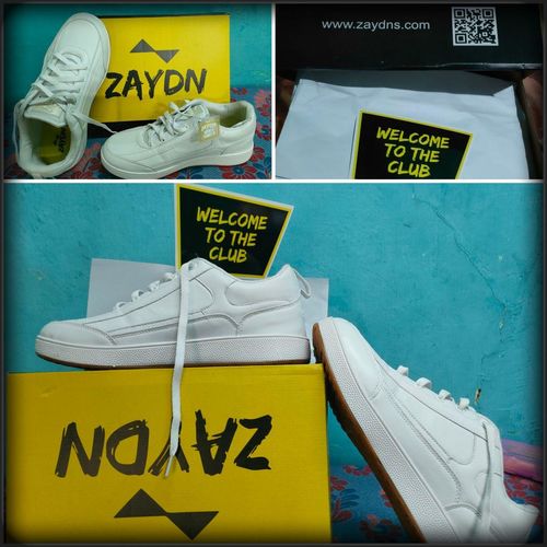 Customer photo review of SNAP White Men's casual sneaker