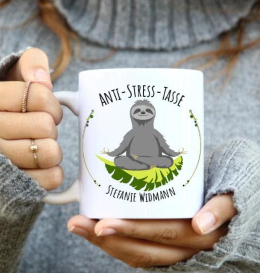 Customer photo review of Anti-Stress-Tasse - Personalisierte Tasse