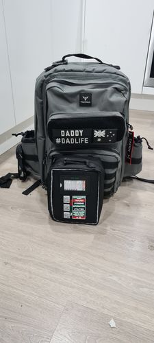 Customer photo review of Tacpac 'D-Ploy' Slate Grey Nappy Bag Set