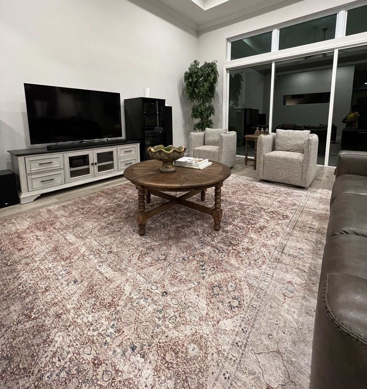 Customer photo review of Distressed Vintage Levent Area Rug