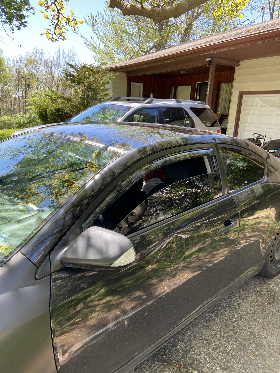 Customer photo review of 2005-10 Scion tC Window Visors Wind Deflectors Rain Guards