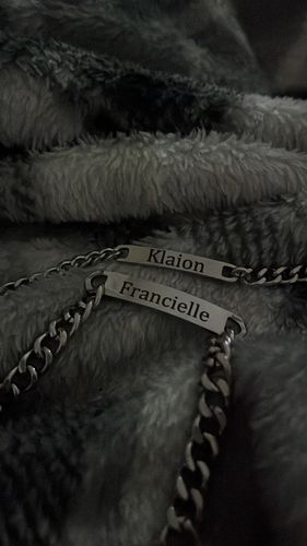 Customer photo review of Engraved Bracelet Set - W/ Eternal Rose Box