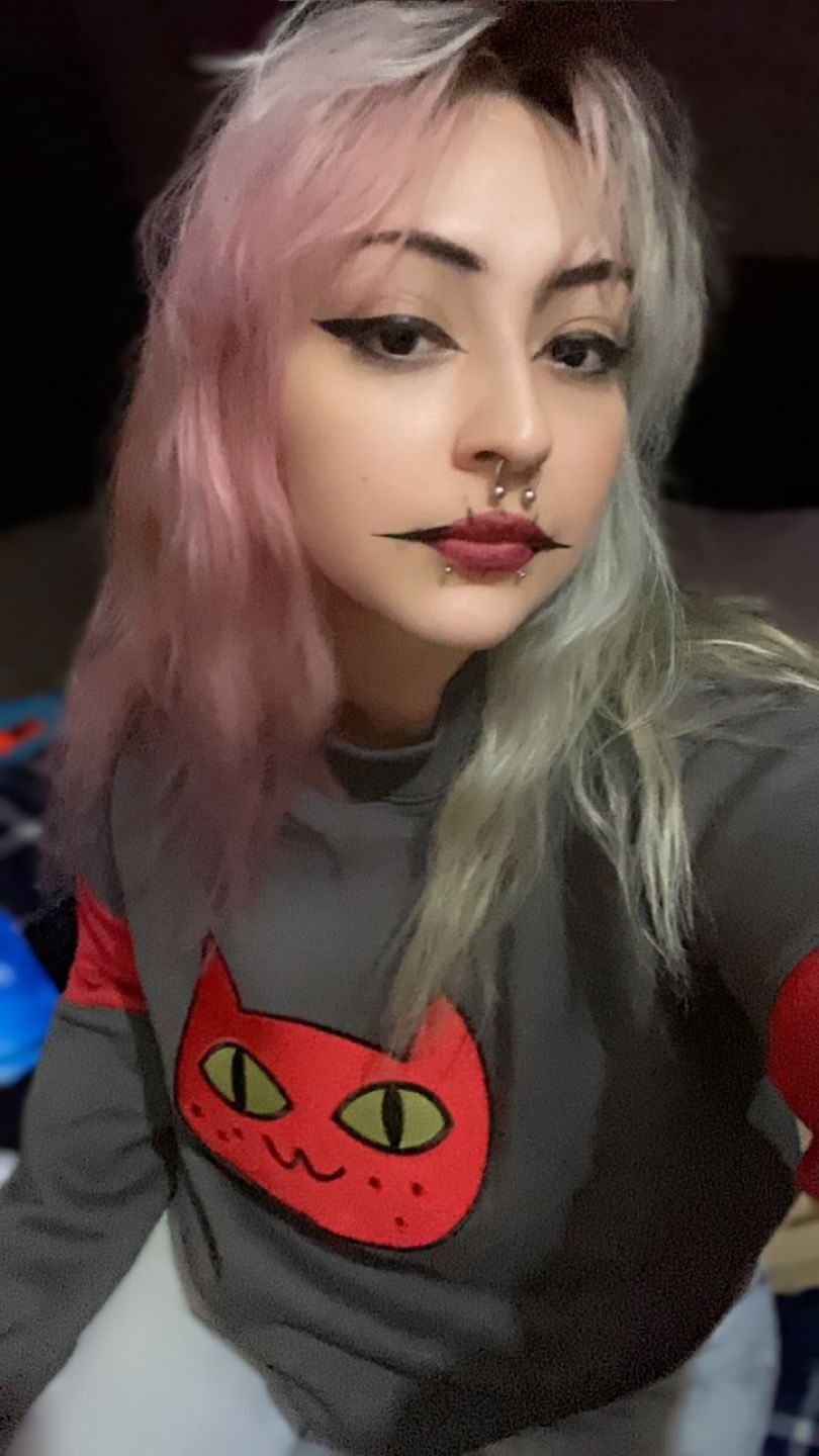 Customer photo review of Cat Sweater
