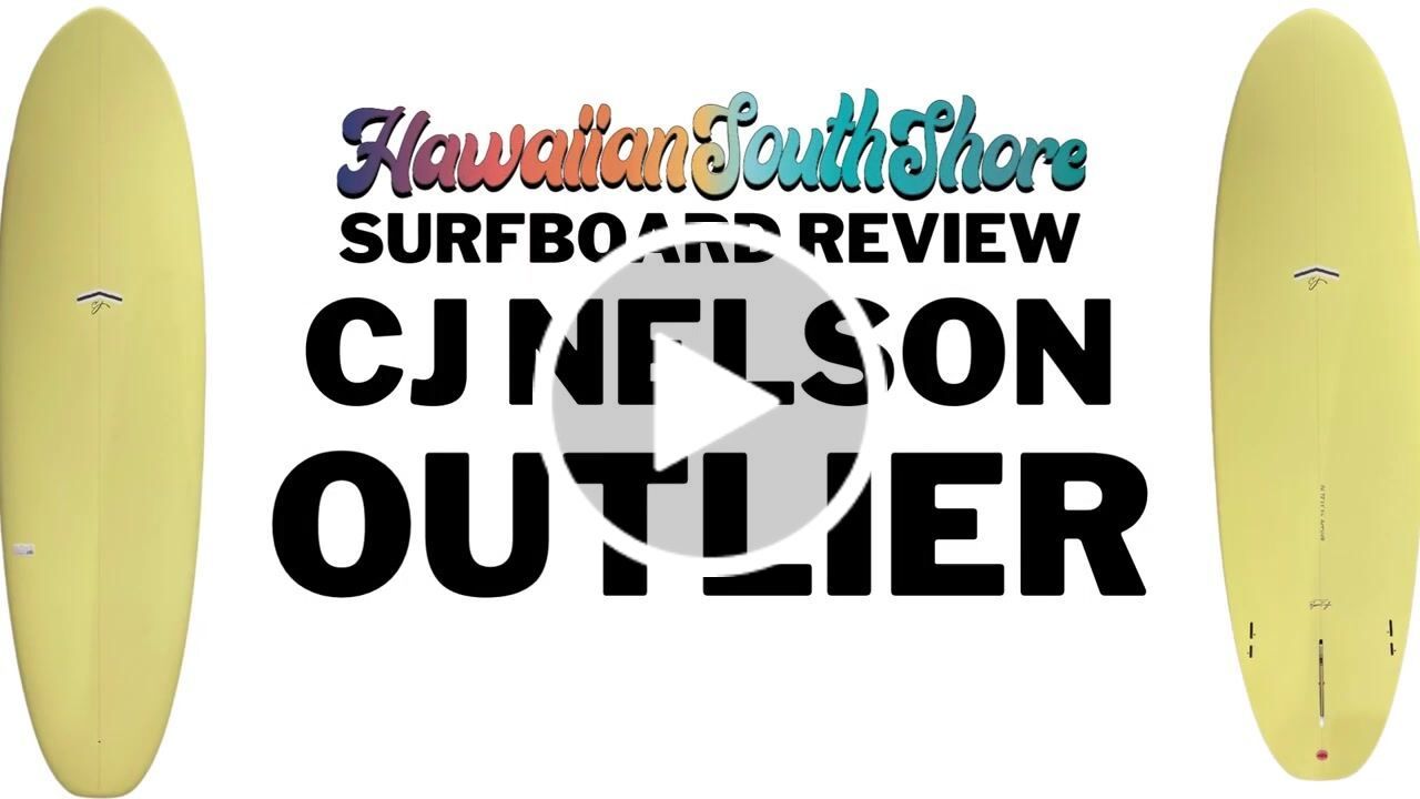 Customer video review of CJ Nelson PARALLAX PLUS 2+1 Fin (7'10-9'9) Thunderbolt Red