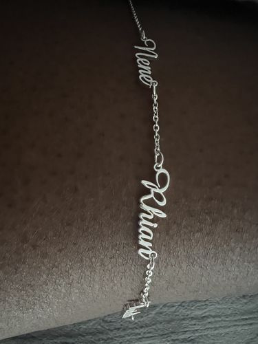 Customer photo review of Personalized Name Necklace