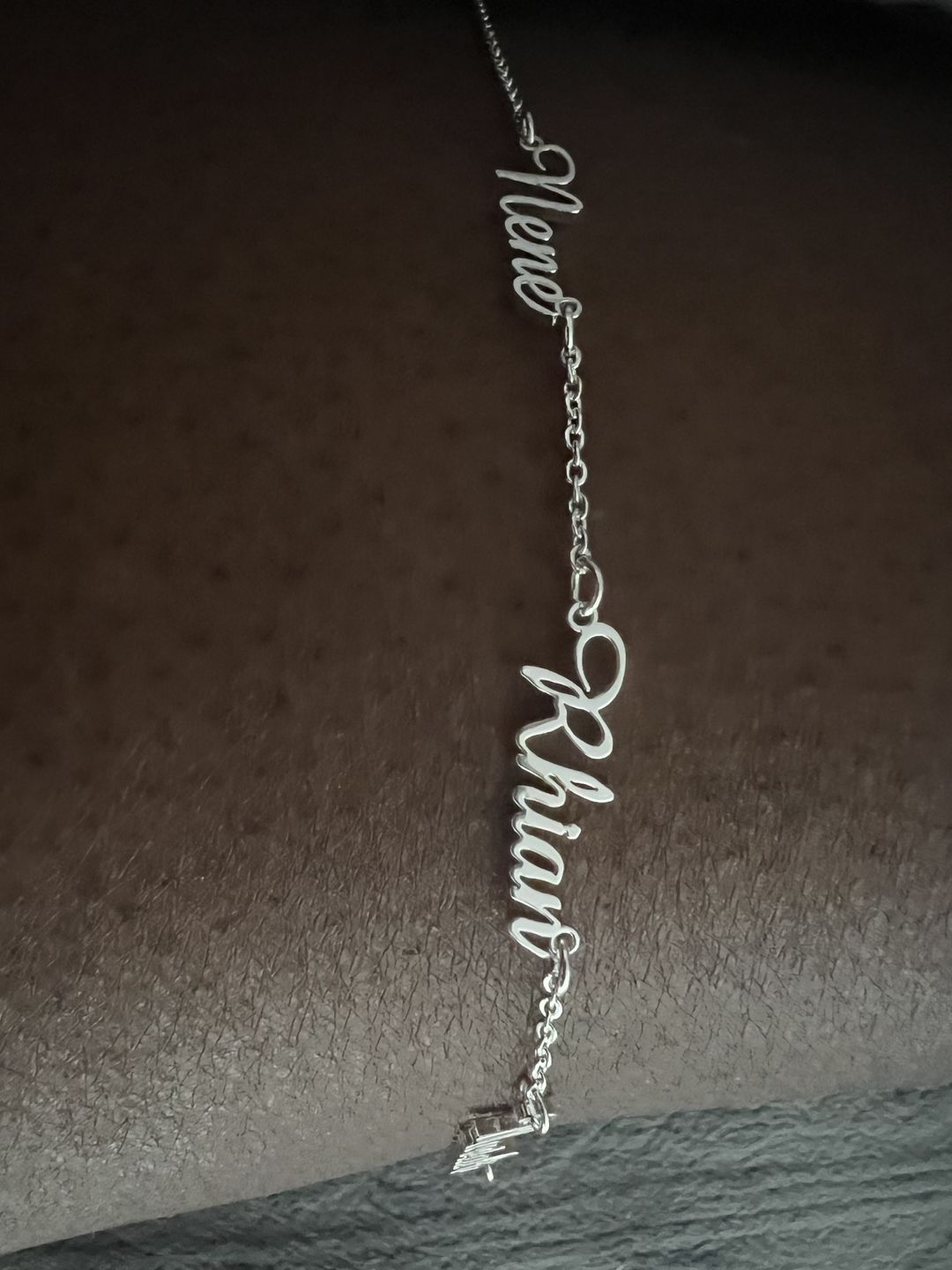 Customer photo review of Personalized Name Necklace