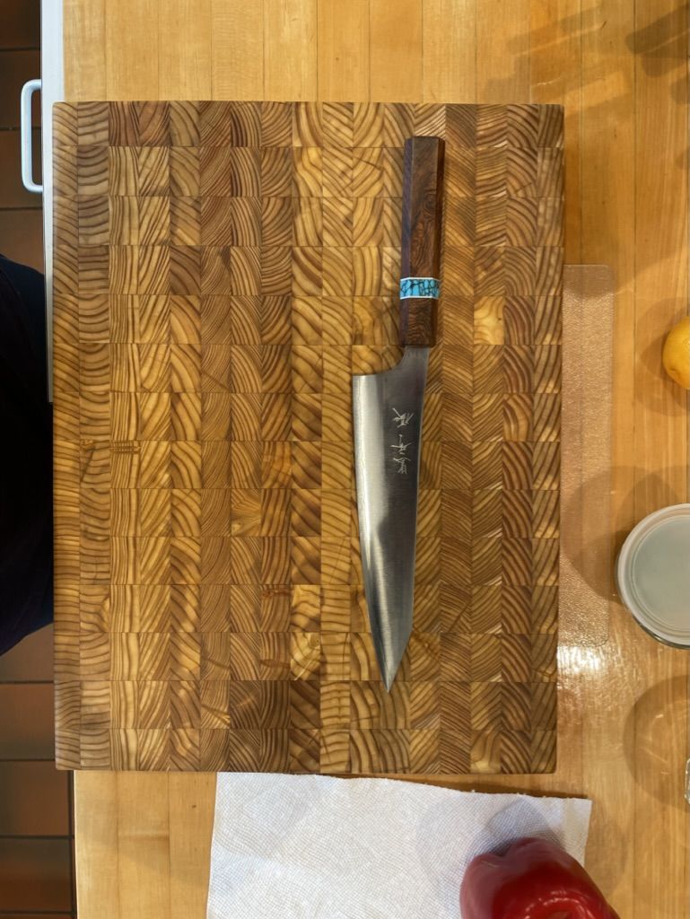 Customer photo review of Larchwood Cutting Board