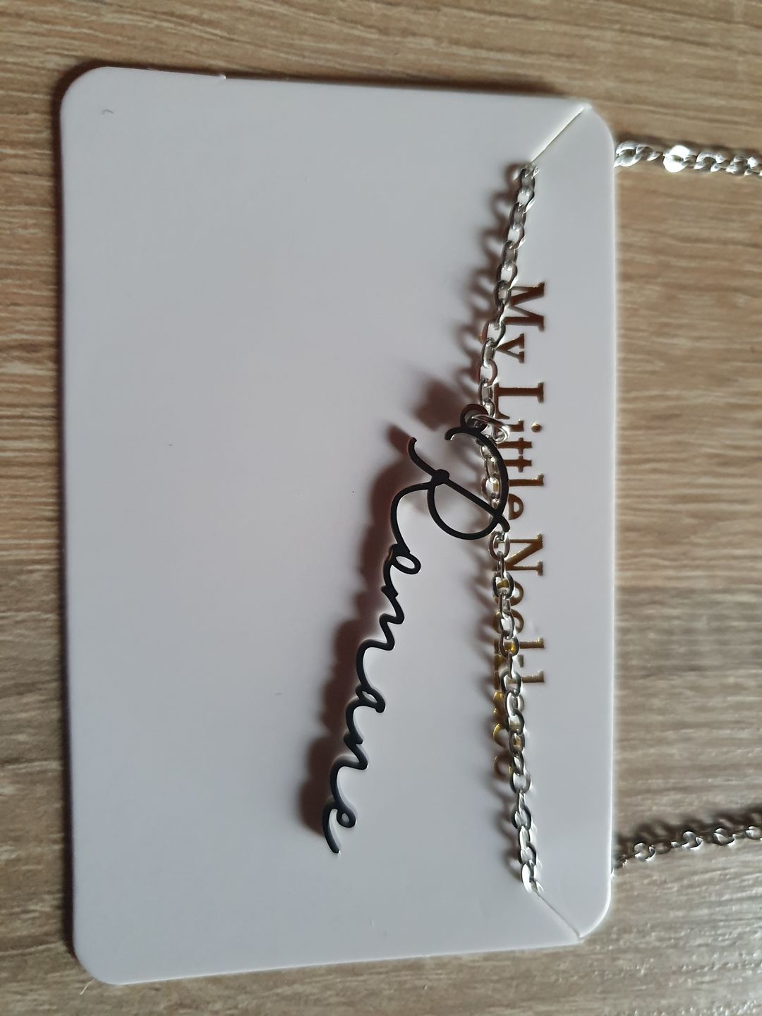 Customer photo review of Collier Signature Personnalisable