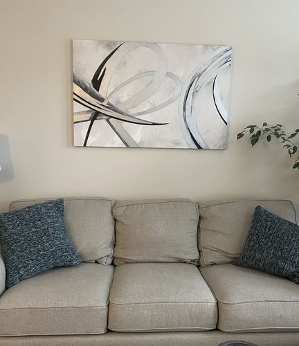 Customer photo review of 'Winds of Change' Framed Canvas