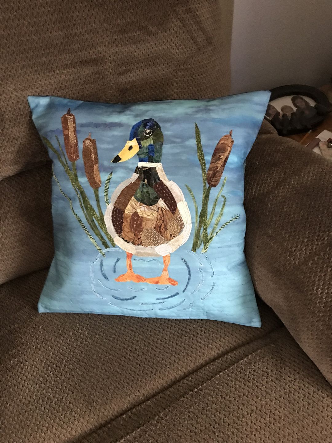 Customer photo review of BOOK: Take Flight~Fun with Textile Collage
