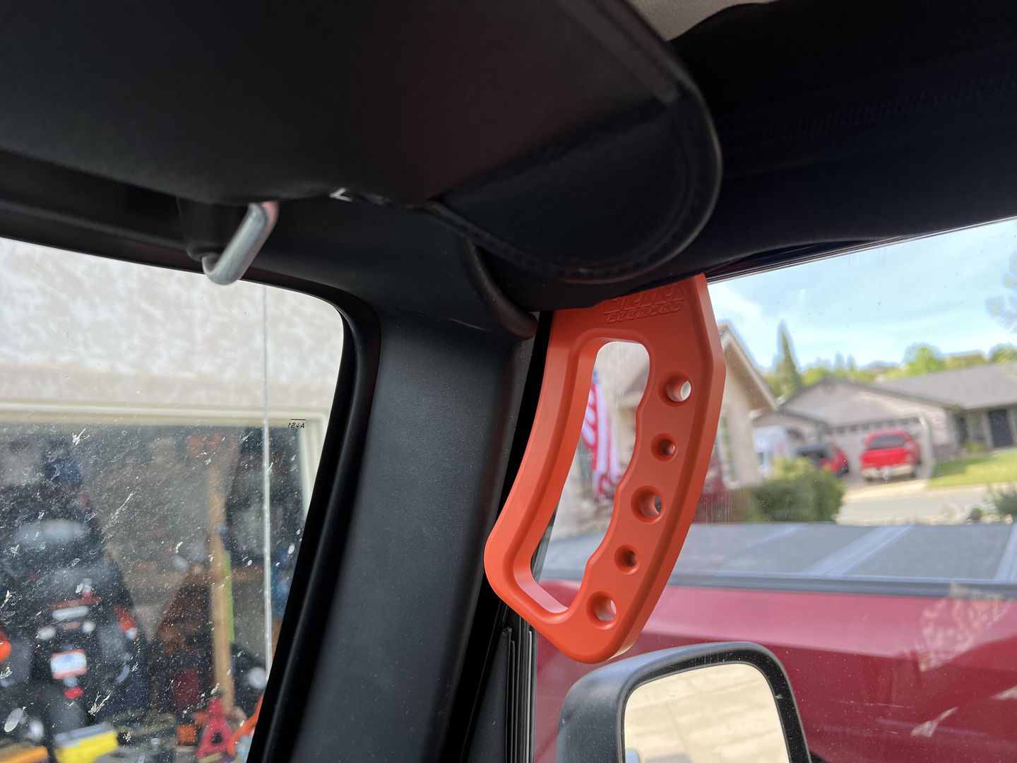 Customer photo review of CMM Offroad TJ/LJ/YJ  Billet Front Grab Handles (1987 - 2006)