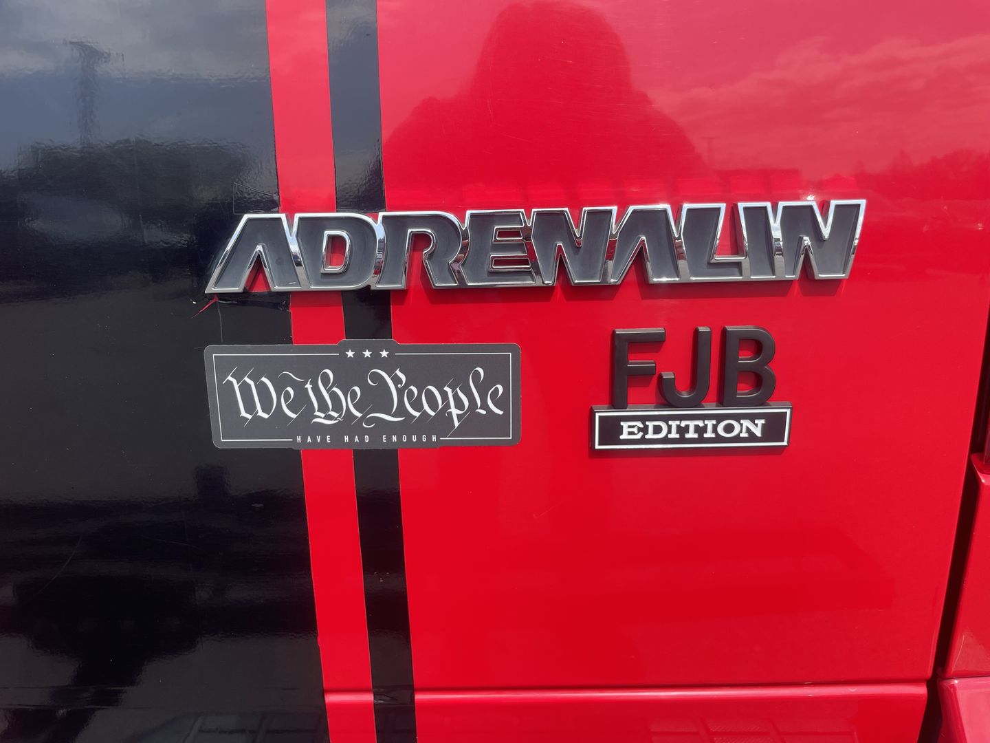 Customer photo review of We the People Decal