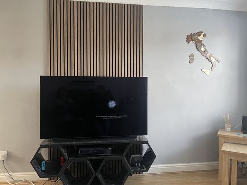 Customer photo review of 3D Wooden Multilayered Italy Map