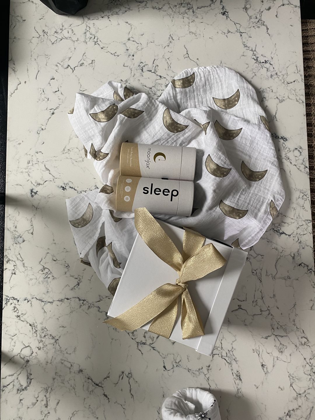 Customer photo review of 3-pack mix & match swaddle blanket