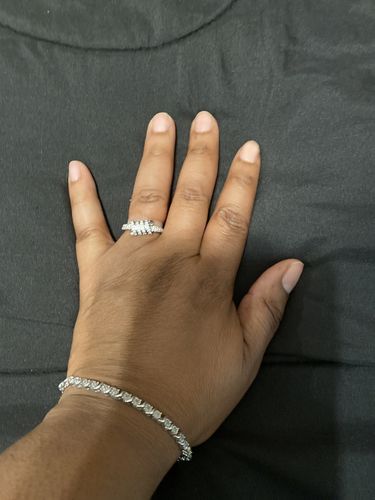 Customer photo review of DIAMOND WIRE RING