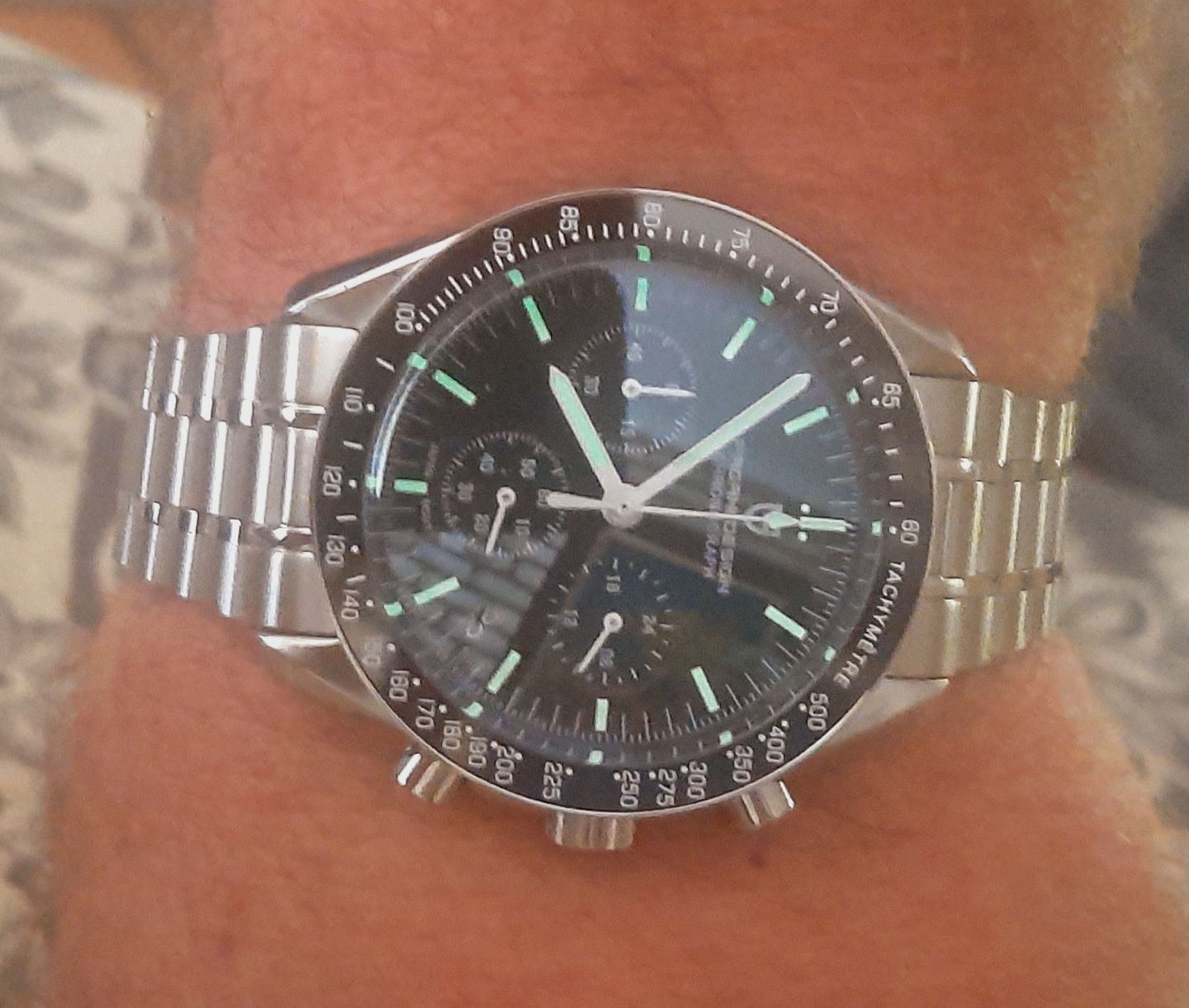 Customer photo review of Pagani Design PD-1701 "Speedmaster Moonwatch"