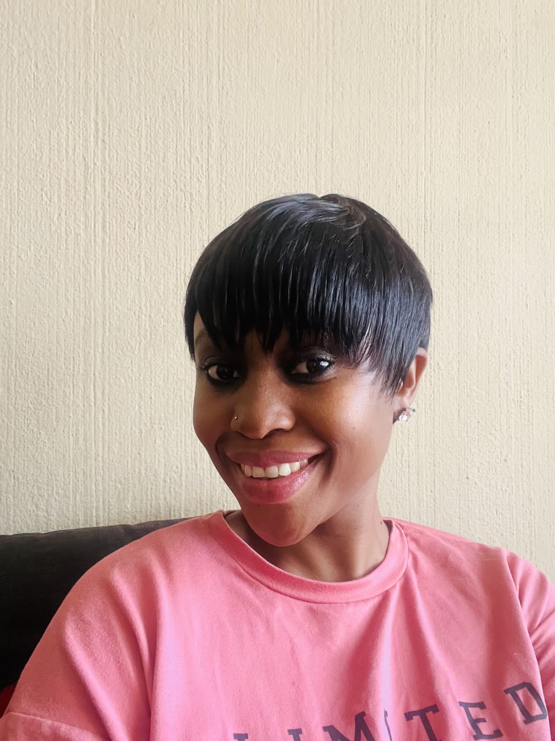 Customer photo review of Pixie Cut