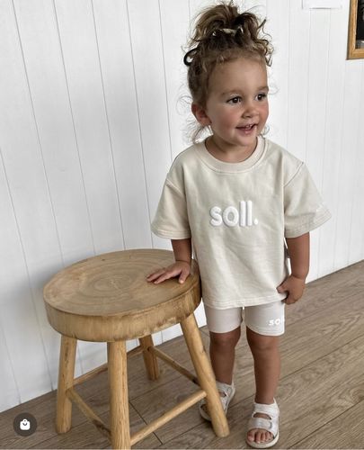 Customer photo review of Soll Summer Logo Set Kids - Oat