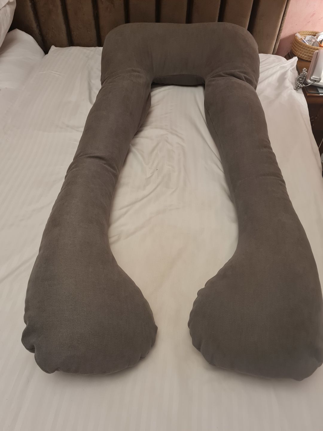 Customer photo review of Long Pregnancy Pillow