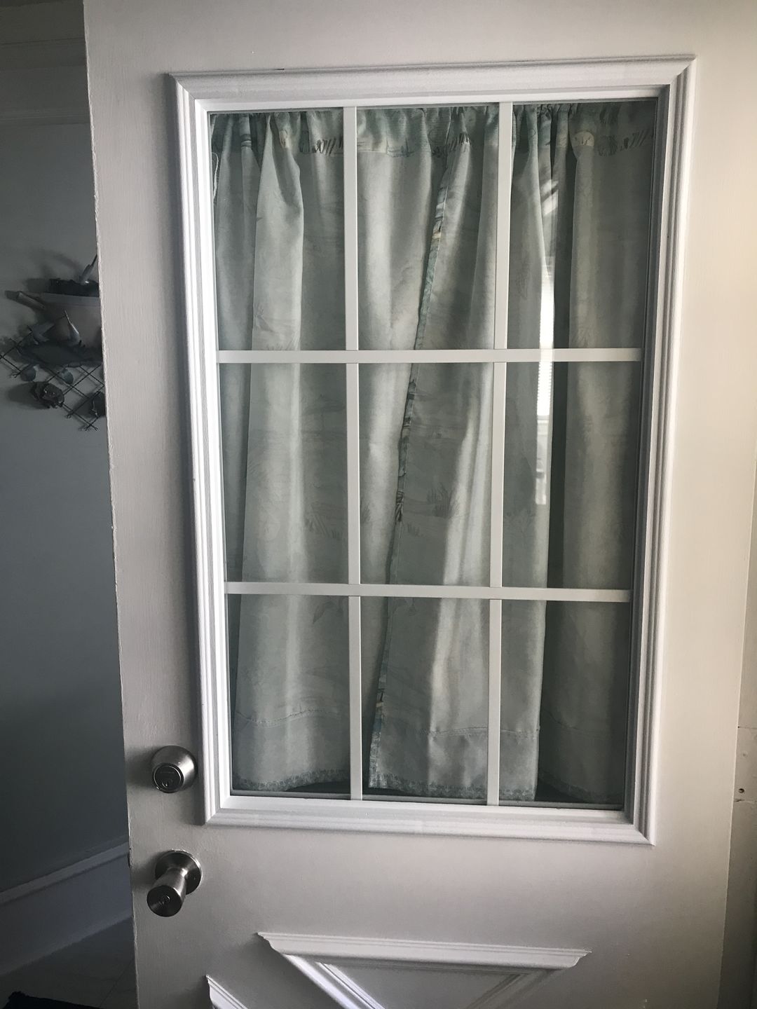 Customer photo review of Grills Between Glass 9 Lite Glass and Frame Kit (Half Lite)