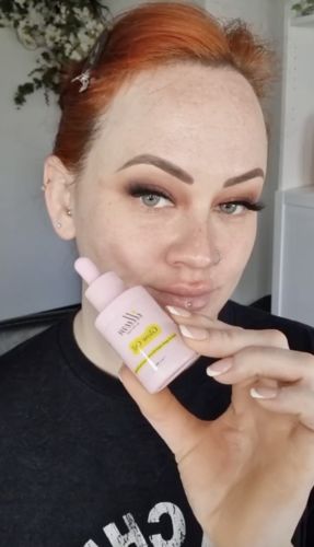 Customer photo review of Glow Face Oil