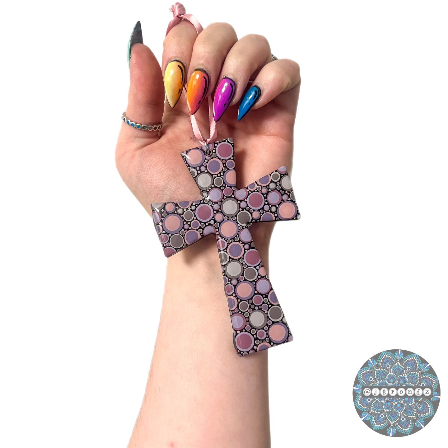 Customer photo review of Unfinished Wood Germanic Cross Shape - Craft - up to 36" DIY