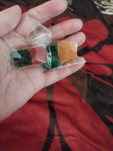 Customer photo review of Free Delta 9 THC Gummies Sample 3 Variety Pack