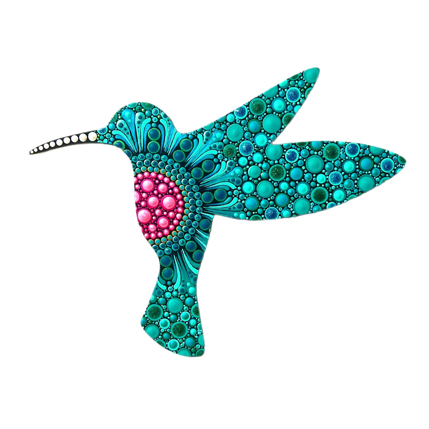 Customer photo review of Unfinished Wood Hummingbird Shape - Bird Animal - Craft - up to 24" DIY