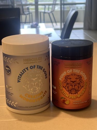 Customer photo review of Vitality of the Gods - Creatine Monohydrate