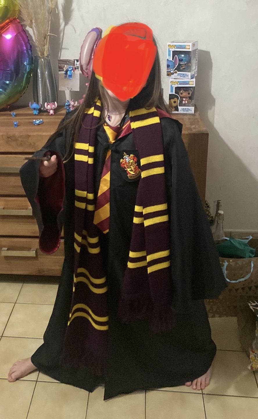 Customer photo review of Harry Potter Hermione Granger Cosplay Costume Version D'enfant Gryffindor Uniforme Fille