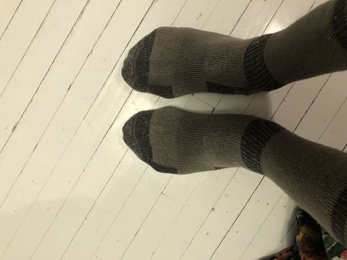Customer photo review of J.B. Field's "Backpacker" Light-weight Merino Wool Sock - SOCK OF THE WEEK