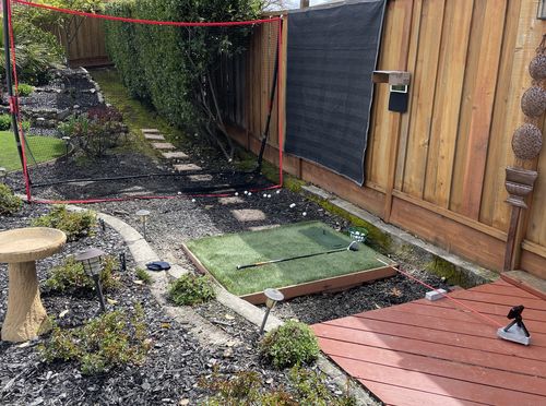 Customer photo review of Replacement Netting for Golf Net Pro