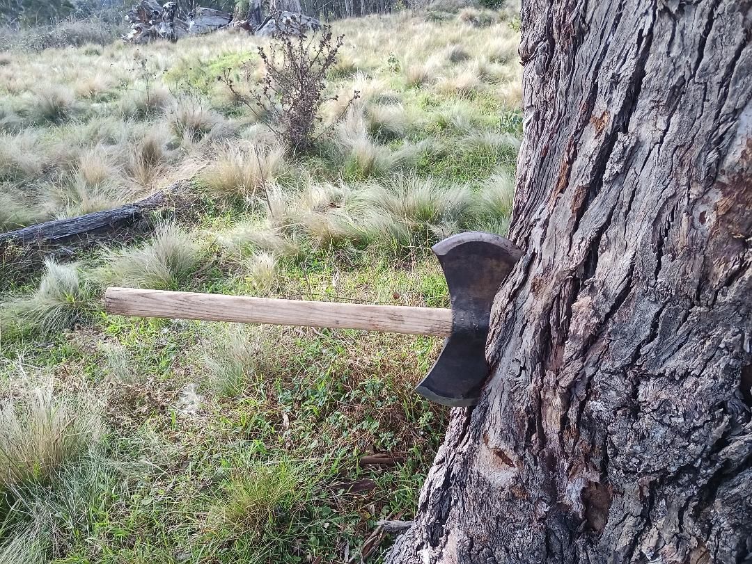 Customer photo review of Double Bit Thrower - Raven Forge