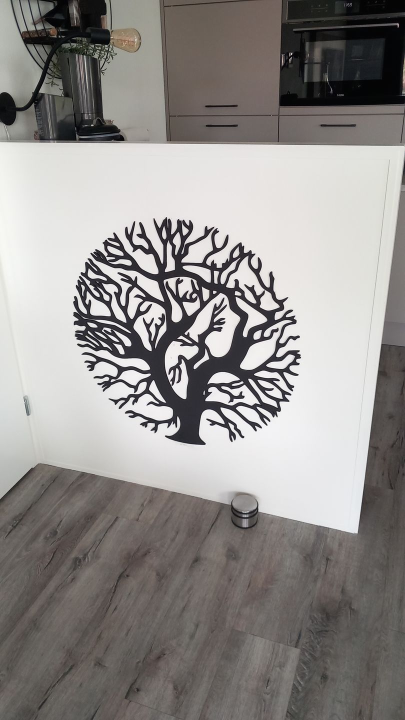 Customer photo review of Wanddecoratie | Levensboom rond