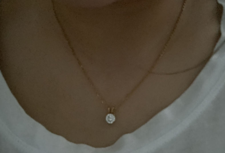 Customer photo review of Glamour Halskette | 18K vergoldet