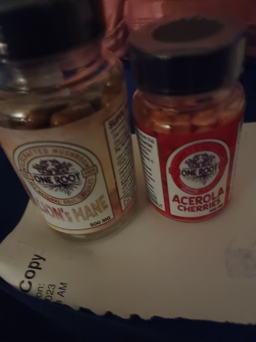 Customer photo review of Acerola Cherry Vitamin C Capsules: 30ct