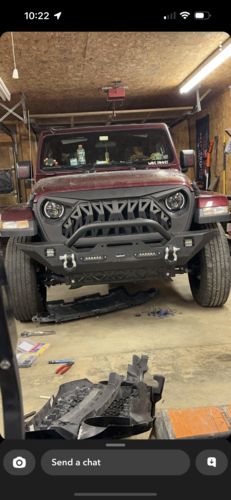 Customer photo review of Shark Grille - Matte Black for 18-23 Jeep Wrangler JL & Gladiator JT