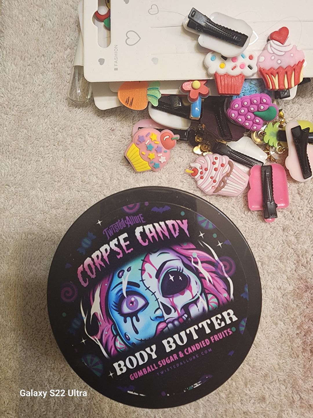 Customer photo review of Corpse Candy Body Butter (Gumball sugar & Candy Fruits)