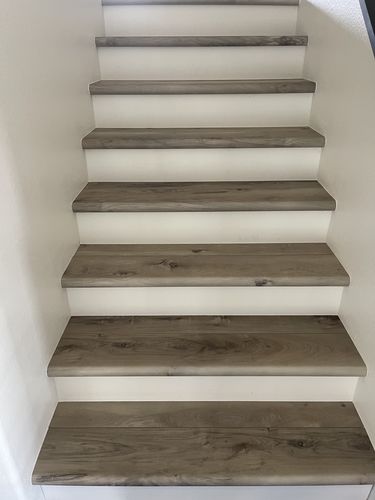 Customer photo review of Delray Dunes Stair Tread