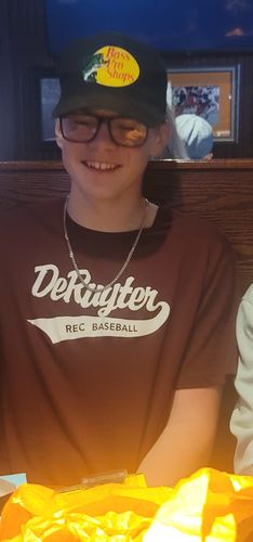 Customer photo review of Cuban Link Necklace - My Baseball Son, #1 Fan, Love Mom