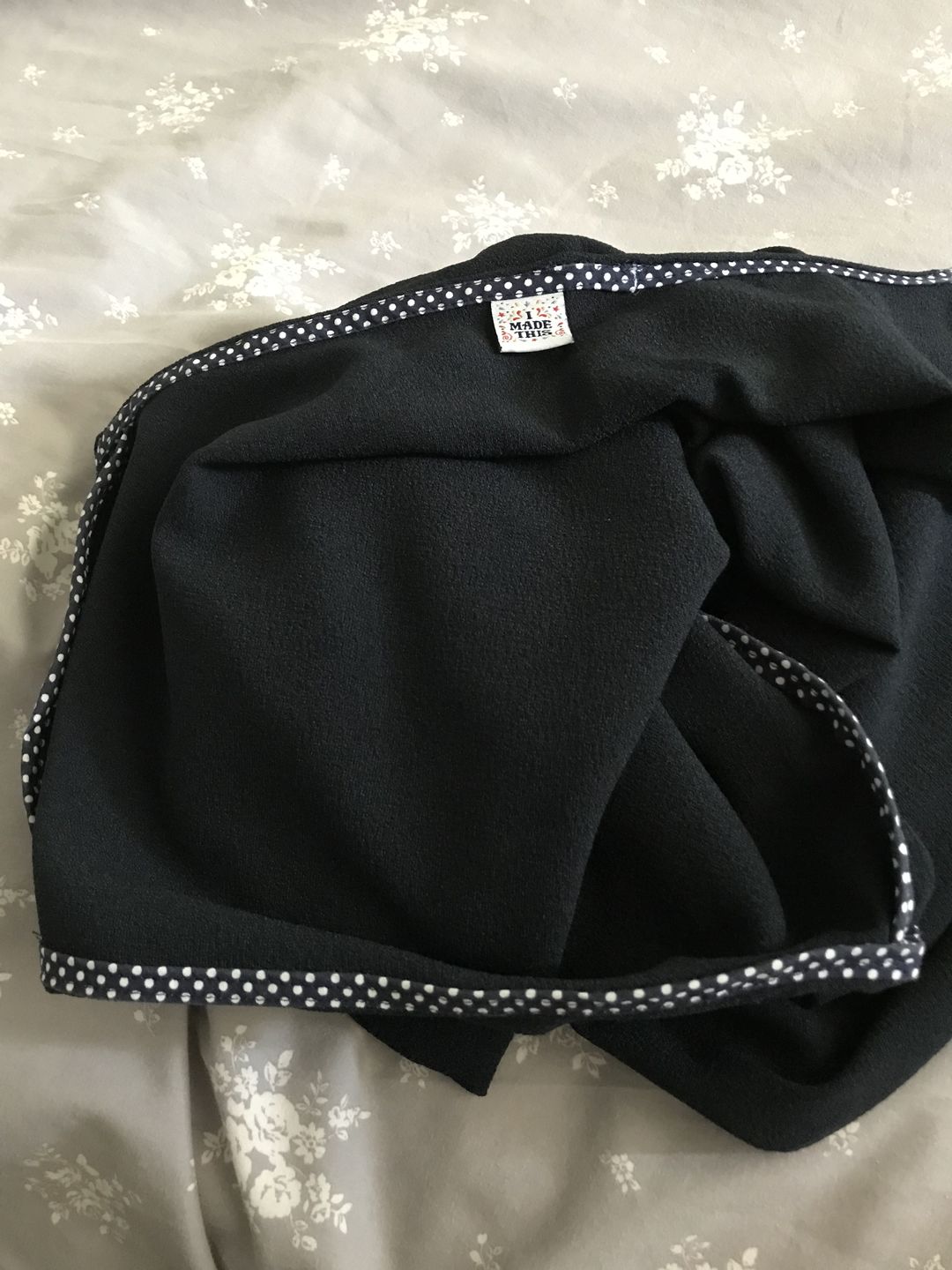 Customer photo review of Polka Dot Bias Binding Tape - 5 metres