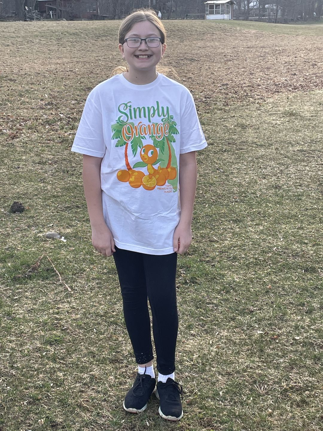 Customer photo review of Orange Bird Shirt
