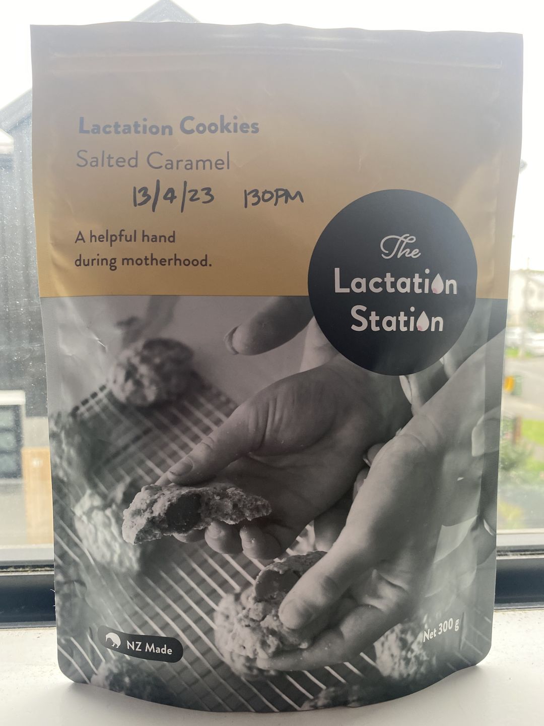 Customer photo review of Salted Caramel Lactation Cookies