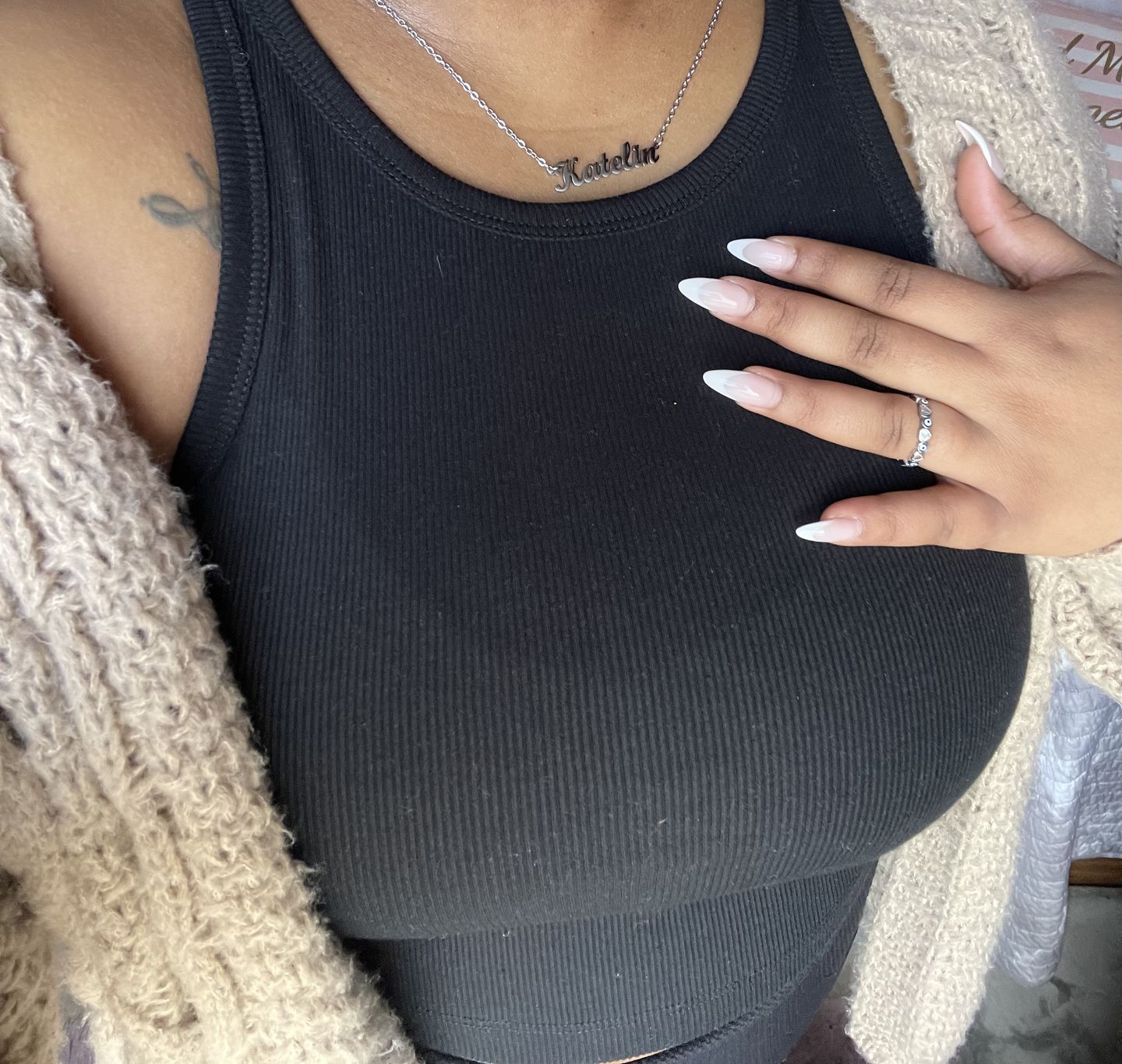 Customer photo review of Personalized Original Name Necklace