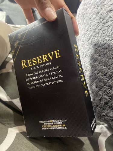 Customer photo review of Reserve Black Edition LooseLeaf (40 Count)