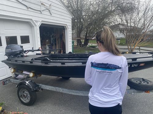 Customer photo review of Womens Captain & Crew Drifit Custom Boat Shirts - Long Sleeve