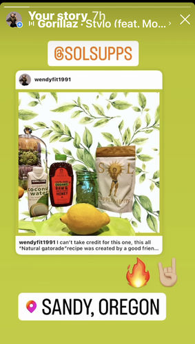 Customer photo review of Sol Salts Natural Electrolytes 250g