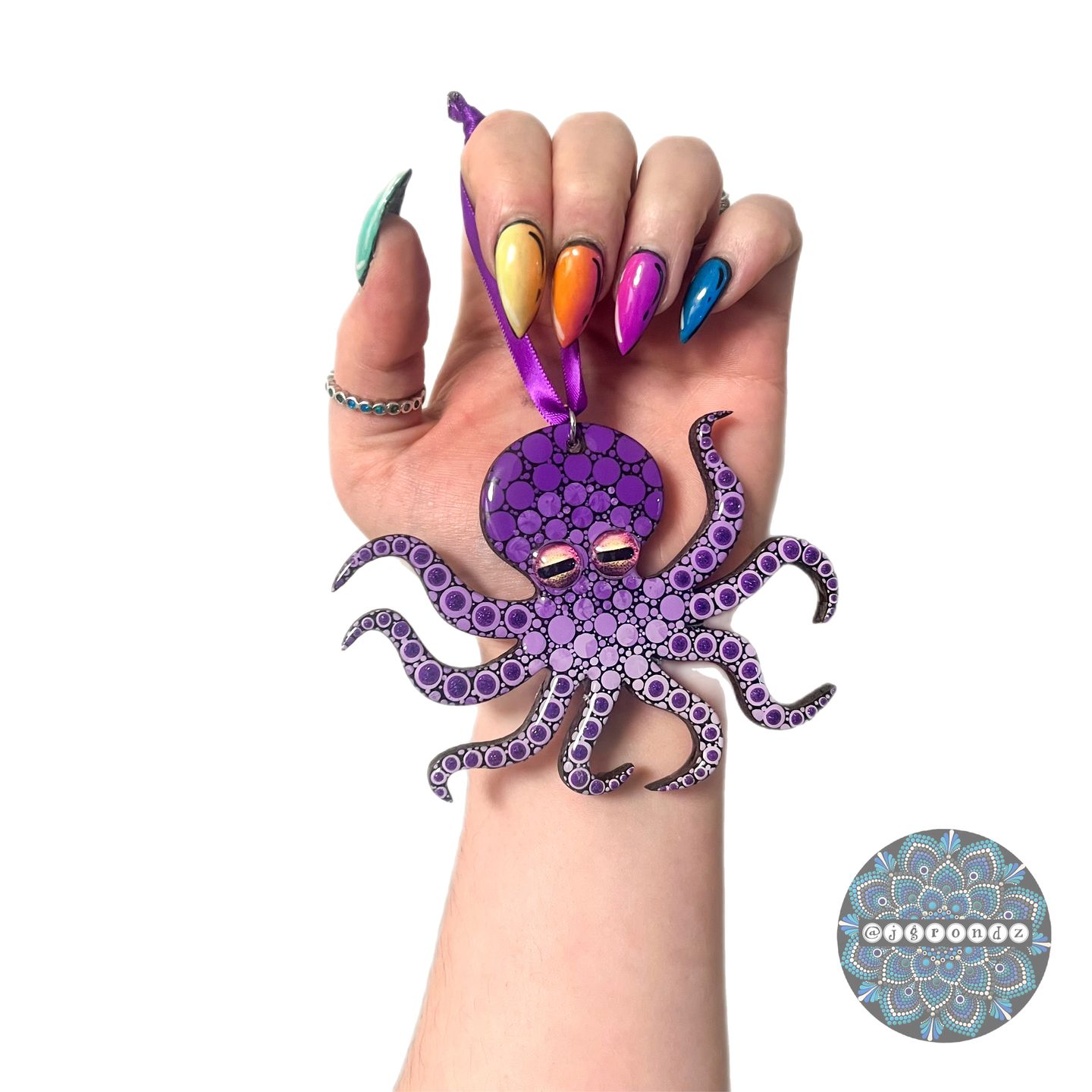 Customer photo review of Unfinished Wood Octopus Shape - Ocean - Craft - up to 24" DIY