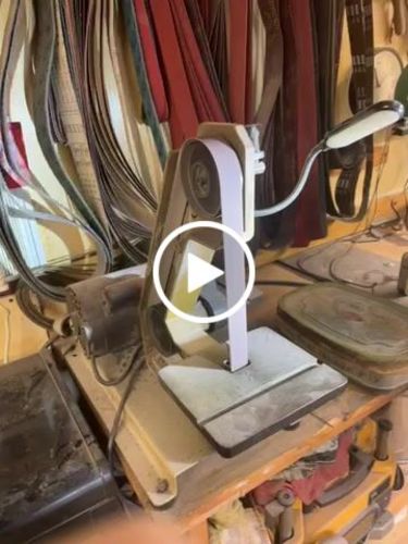 Customer video review of 1 X 42 Inch Flexible Metalworking Sanding Belts, 12 Pack